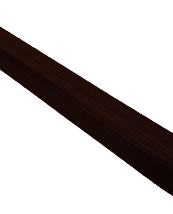Труба прямоугольная Vortex RR 32 темно-коричневый (близкий RAL 8019) - 1