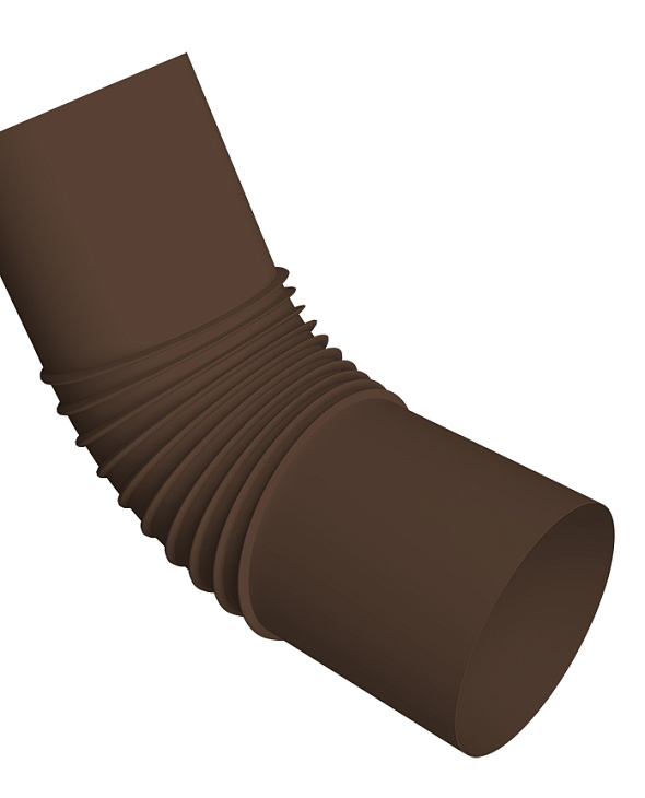 Колено стока трубы Vortex Project Mix RAL 8017 шоколад - 1