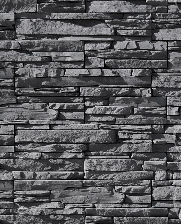 Искусственный камень для навесных фасадов White Hills Кросс Фелл Черный - 1