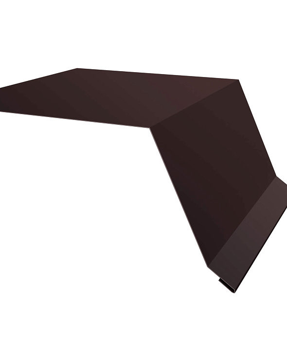 Доборные элементы Grand Line Планка капельник RR 887 шоколадно-коричневый - 1