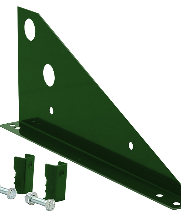 Кронштейн снегозадержателя для фальцевой кровли Optima RAL 6002 лиственно-зеленый - 1