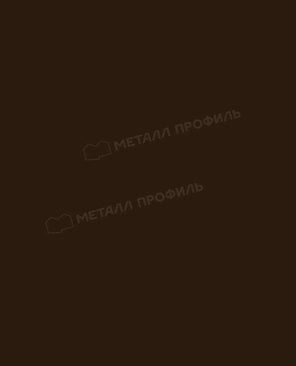 Планка угла внутреннего МЕТАЛЛ ПРОФИЛЬ RAL8017 - 3