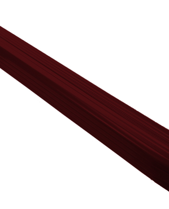 Труба прямоугольная Vortex RAL 3005 красное вино - 1