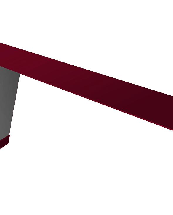 Доборные элементы Grand Line Планка карнизная фальц RAL 3003 рубиново-красный - 1
