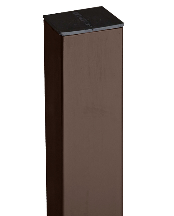 Столб Grand Line Colority Zinc RR 32 темно-коричневый (близкий RAL 8019) - 1