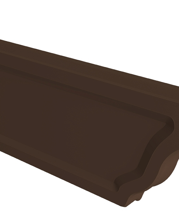 Заглушка желоба Vortex Project RAL 8017 шоколад - 1