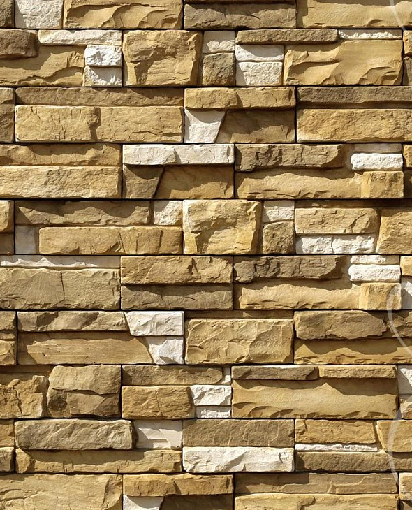 Искусственный камень для навесных фасадов White Hills Уайт Клиффс Песочный - 1