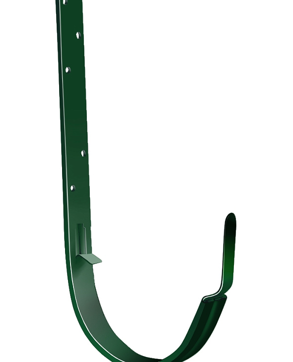 Кронштейн желоба металлический Grand Line Классика (120/90) Дизайн (135/90) RAL 6005 зеленый мох - 1