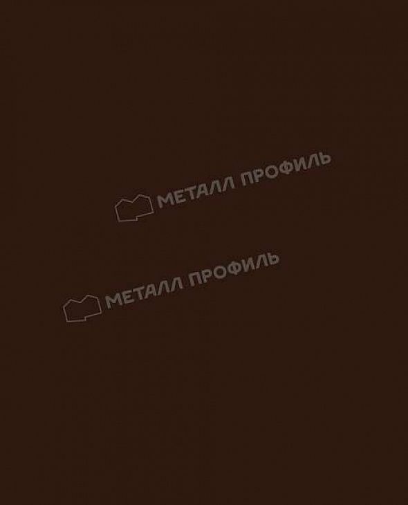 Штакетник металлический закругленный МЕТАЛЛ ПРОФИЛЬ TRAPEZE RAL8017 - 3