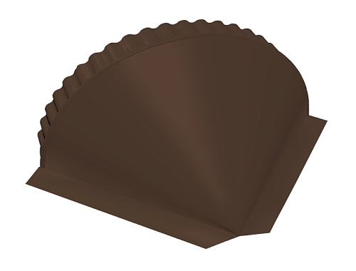 Доборные элементы Grand Line Заглушка малая конусная RR 887 шоколадно-коричневый