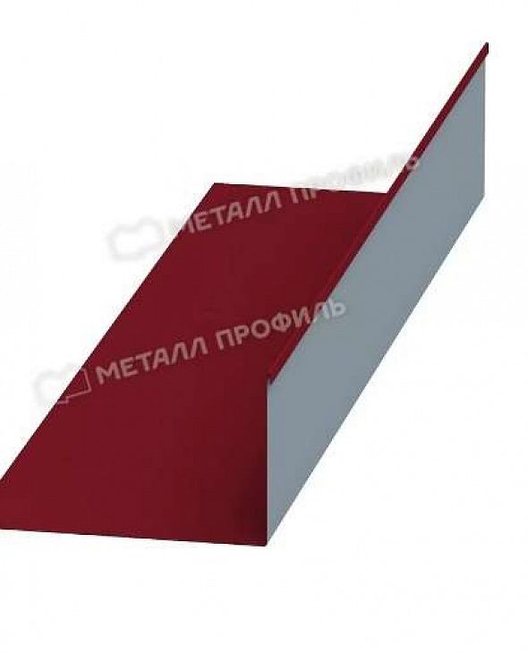 Планка примыкания верхняя МЕТАЛЛ ПРОФИЛЬ RAL3003 - 1