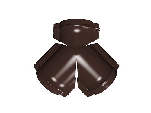 Доборные элементы Grand Line Тройник Y малого конька полукруглого RAL 8017 шоколад