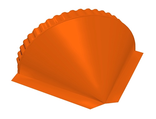 Доборные элементы Grand Line Заглушка малая конусная RAL 2004 оранжевый