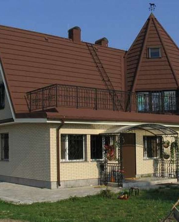 Композитная черепица Metrotile Лист Metrotile MetroShake 2 красный - 5