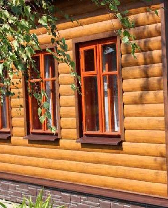 Металлический сайдинг Grand Line Блок-хаус new Nordic Wood - 8