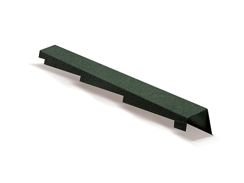 Доборные элементы Metrotile Планка фронтонная правая Mtile темно-зеленый