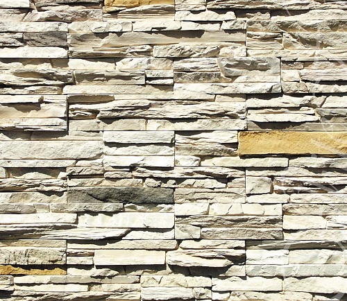 Искусственный камень для навесных фасадов White Hills Кросс Фелл Белый