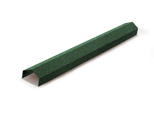 Доборные элементы Metrotile Конек ребровой 130мм зеленый