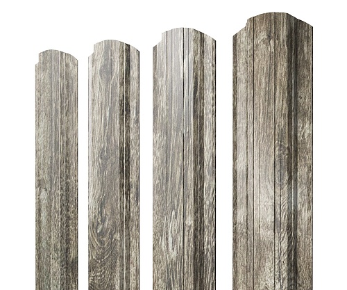 Штакетник Прямоугольный фигурный Grand Line Nordic Wood