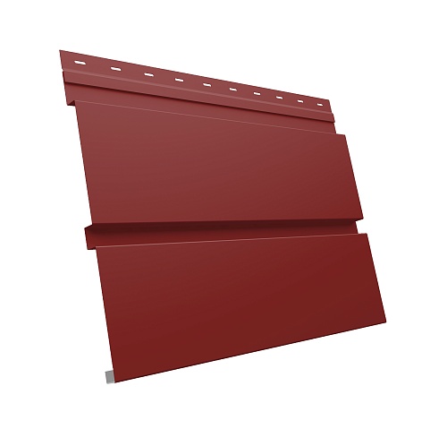 Софит металлический КвадроБрус Grand Line RAL 3011 коричнево-красный