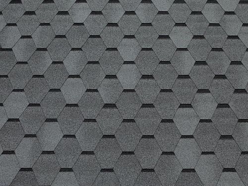 Гибкая черепица Tegola TOP SHINGLE Смальто Серый