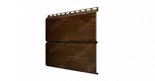 Металлический сайдинг Grand Line Эко брус Antique Wood