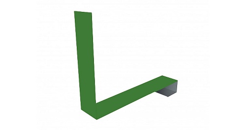 Доборные элементы Grand Line Планка примыкание к трубе фальц RAL 6002 лиственно-зеленый