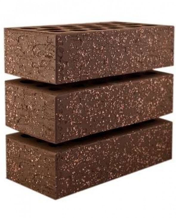 Кирпич облицовочный Kerma Premium Brown Granite Коричневый - 2