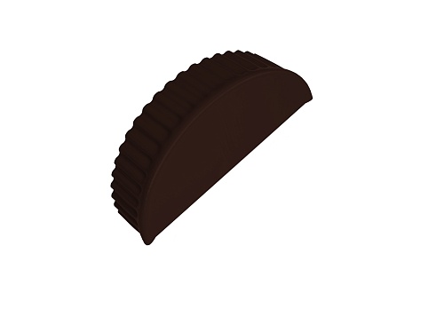 Доборные элементы Grand Line Заглушка малая торцевая RR 887 шоколадно-коричневый