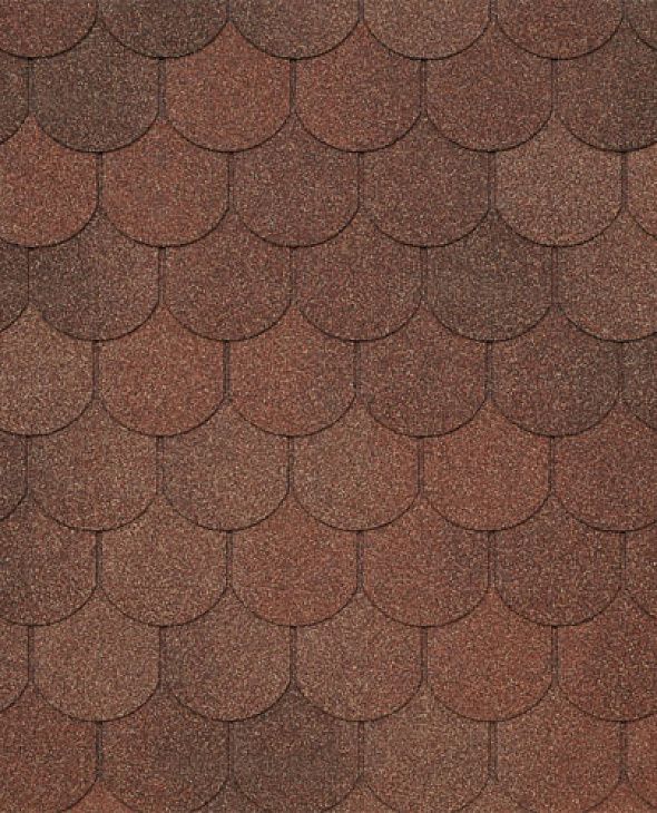 Гибкая черепица Tegola COMFORT NEW Асизи Terracotta 420 (терракотта) - 1