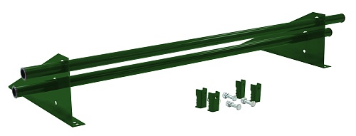 Снегозадержатель трубчатый для фальцевой кровли Optima RAL 6002 лиственно-зеленый