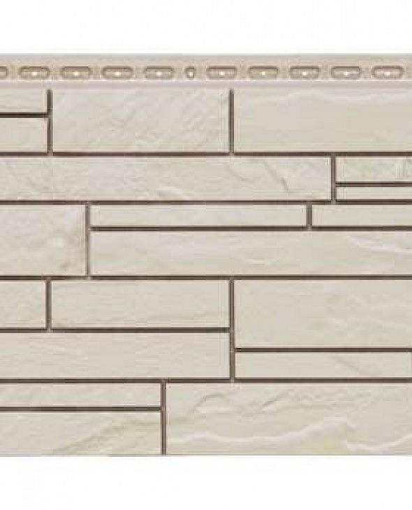 Фасадная панель Grand Line Скала Молочный - 1