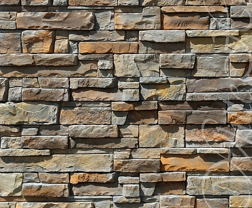 Искусственный камень для навесных фасадов White Hills Уайт Клиффс Серый