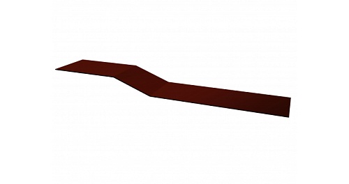 Доборные элементы Grand Line Планка крепежная фальц RR 29 красный (близкий RAL 3009)
