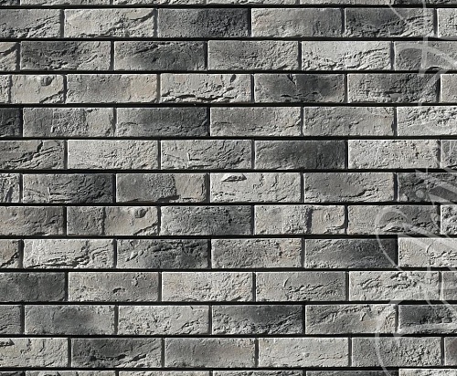 Искусственный камень для навесных фасадов White Hills Бремен Брик Серый
