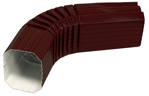 Колено прямоугольное Vortex RAL 8017 шоколад