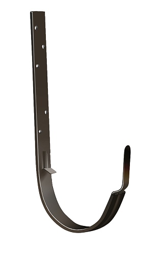 Кронштейн желоба металлический Grand Line Классика (120/90) Дизайн (135/90) RR 32 темно-коричневый (близкий RAL 8019)