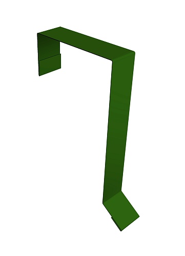 Доборные элементы Grand Line Планка торцевая (фронтонная) фальц RAL 6002 лиственно-зеленый