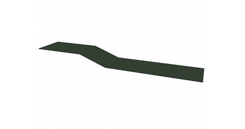 Доборные элементы Grand Line Планка крепежная фальц RR 11 темно-зеленый (близкий RAL 6020)