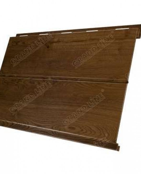 Металлический сайдинг Grand Line Вертикаль Line Antique Wood - 1