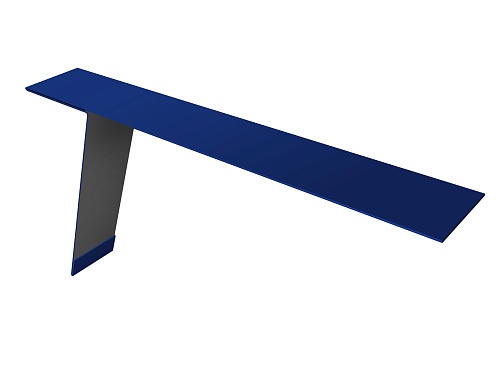 Доборные элементы Grand Line Планка карнизная фальц RAL 5002 ультрамариново-синий