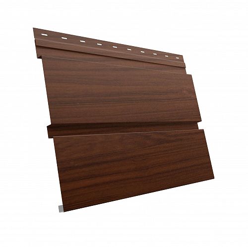 Софит металлический КвадроБрус Grand Line Choco Wood